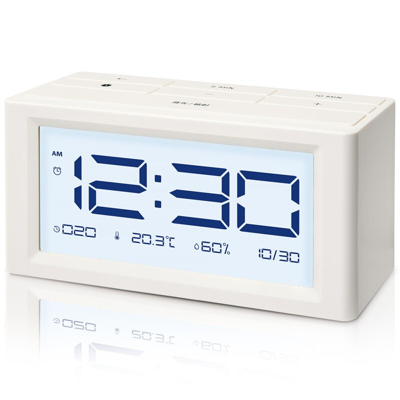 钟表   电子闹钟学生多功能电子钟  创意床头温度数字闹钟 温湿度闹钟